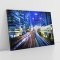 Obraz na płótnie 120x80 - Nocne Światła Miasta - noc, miasto