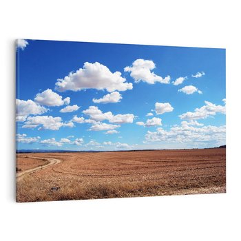 Obraz na płótnie 120x80 - Łąka - Niebo i chmury - łąka, niebo