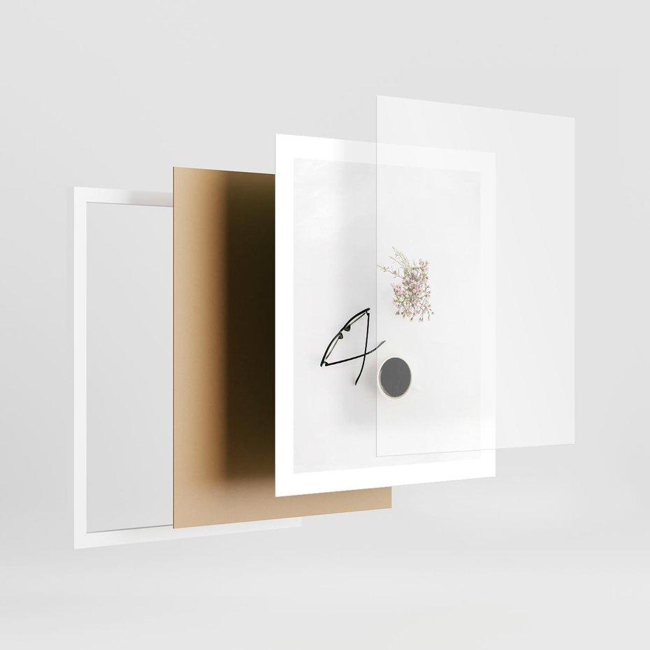 Plakat w ramie 40x50 - Codzienne Radości - kompozycja, bukiet - rama biała