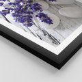 Plakat w ramie 50x70 - relaks z aromatem - lawenda, spa - rama czarna