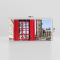 Obraz na płótnie 100x50 - Ikoniczna budka telefoniczna w Londynie - budka, telefoniczna