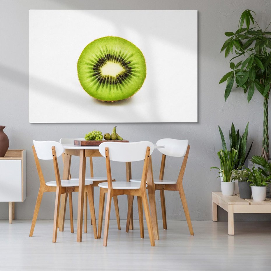 Obraz na płótnie 70x50 - Kiwi Owoce - kiwi, owoce