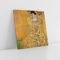 Obraz na płótnie 40x40 - "Portret Adele Bloch-Bauer I" (1907), Gustav Klimt - Reprodukcja - reprodukcja, obraz na płótnie