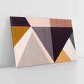 Obraz na płótnie 70x50 - Trójkąty Wnętrz - abstrakcja, geometryczne kształty