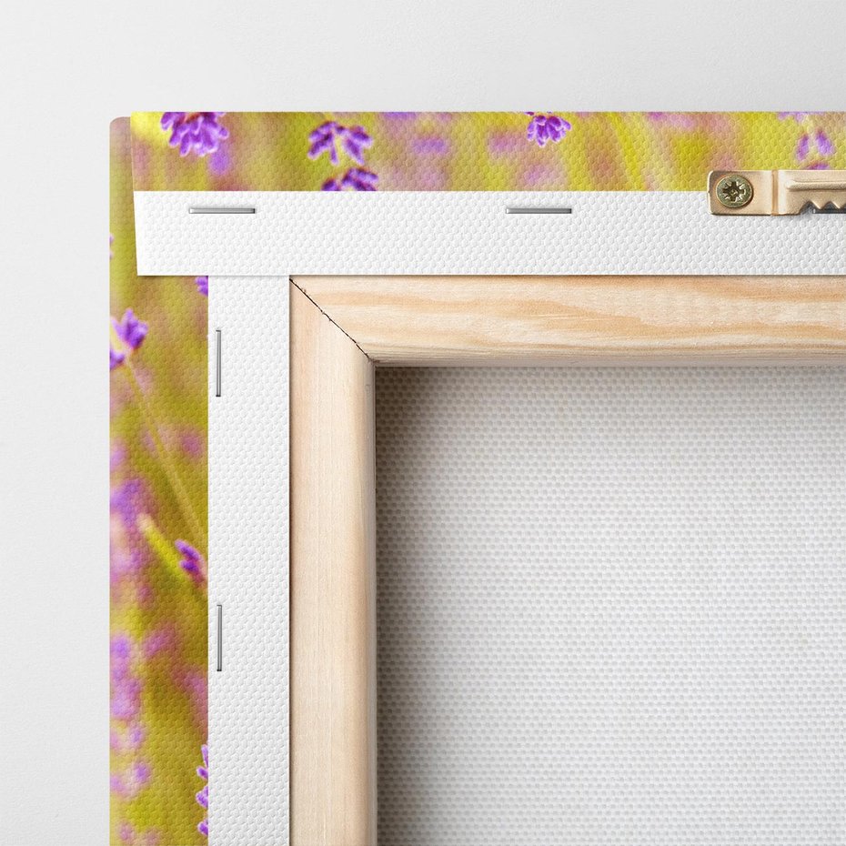 Obraz na płótnie 100x70 - Delikatność natury - lawenda, kwiaty