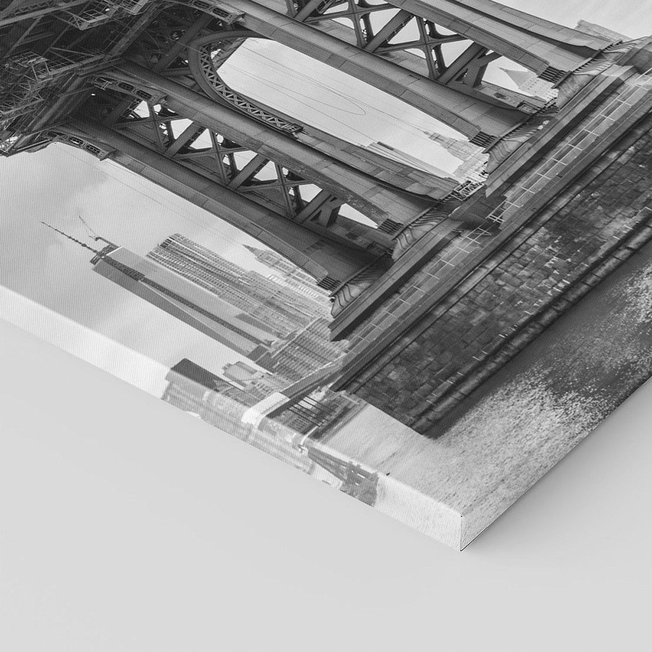 Obraz na płótnie 50x70 - Most nad nowojorską panoramą - most, Nowy York