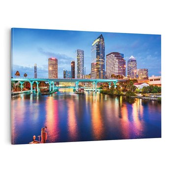 Obraz na płótnie 70x50 - Perła Florydy USA - Tampa, Floryda