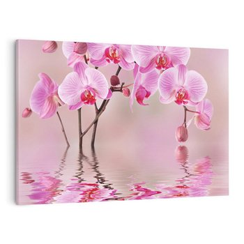 Obraz na płótnie 70x50 - Relaksacyjne spa w otoczeniu storczyka - spa, storczyk