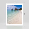 Plakat bez ramy 40x50 - Rajski klimat plaży tropikalnej - plaża, tropiki