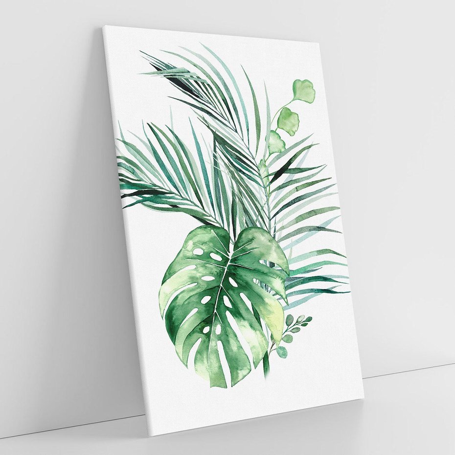 Obraz na płótnie 50x70 - Przyjemność Złotej Natury - złote, liście