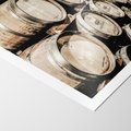 Plakat bez ramy 21x30 - Tradycyjne Beczki - beczki, rustykalna fotografia