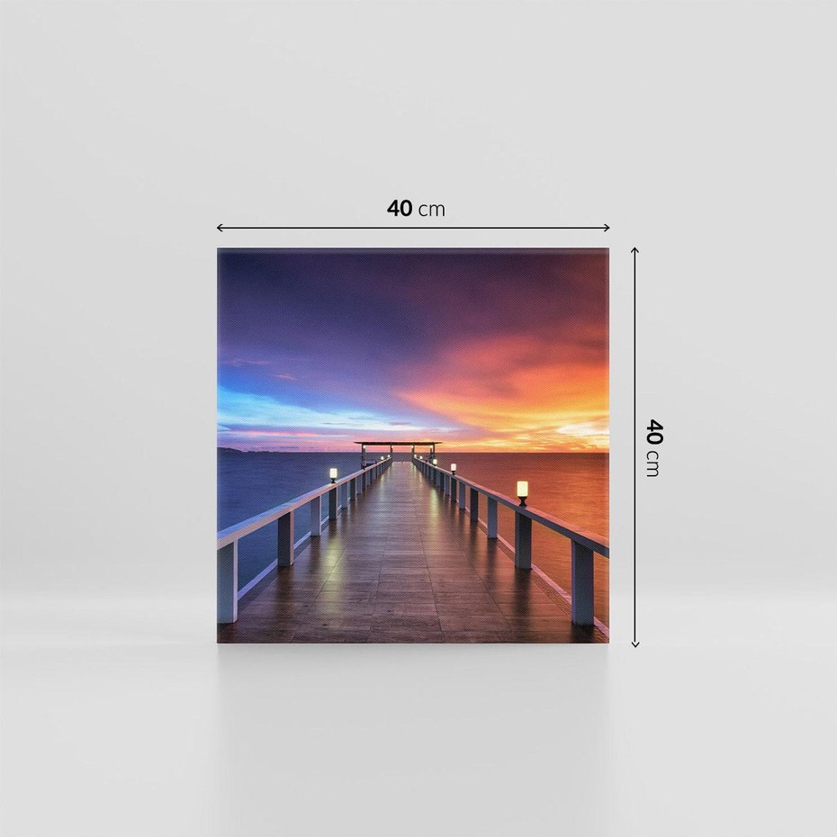 Obraz na płótnie 40x40 - Bangkok nad Wodą: Urok Tajlandii - Bangkok, morze