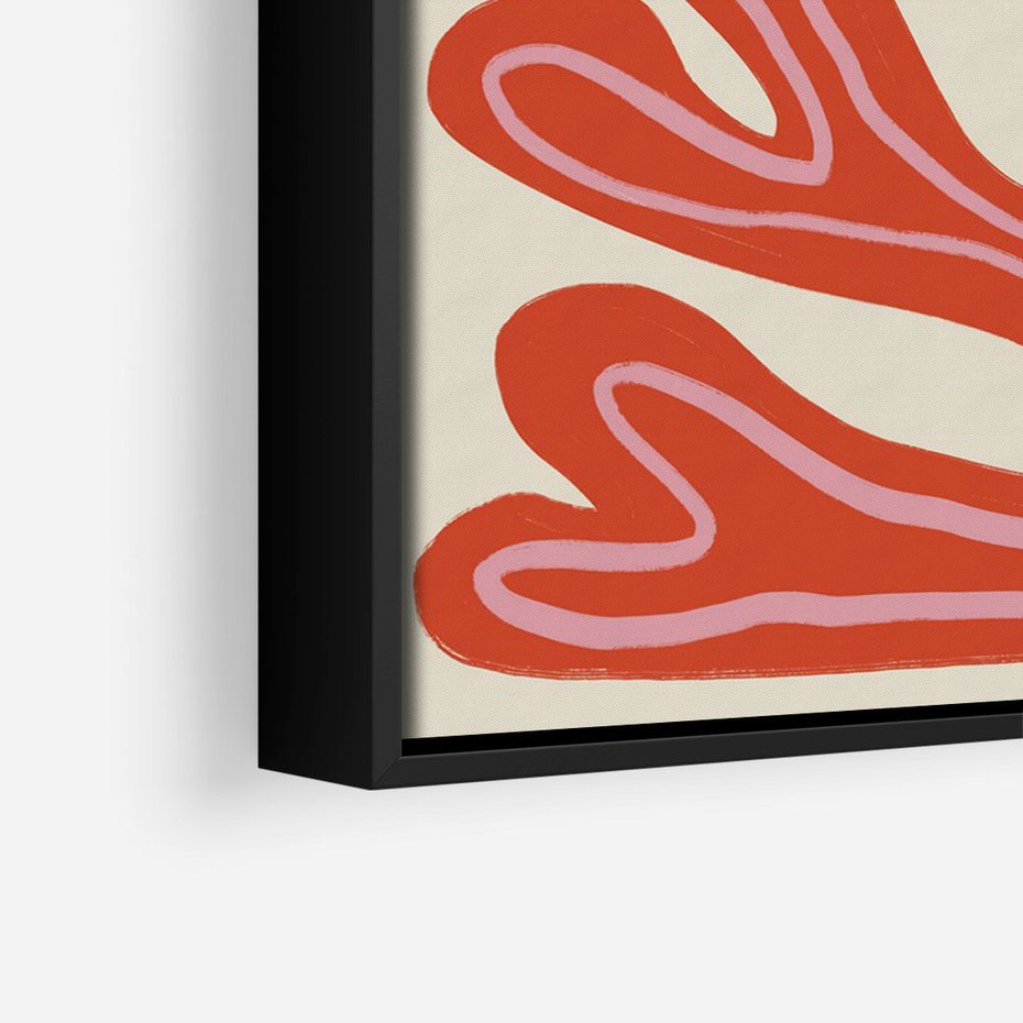 Obraz w ramie 50x70 - Księga Pastelowych Impulsów - abstrakcyjny obraz, plakat - rama czarna