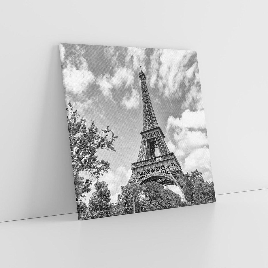 Obraz na płótnie 50x50 - Piękno architektury - Wieża, Eiffla