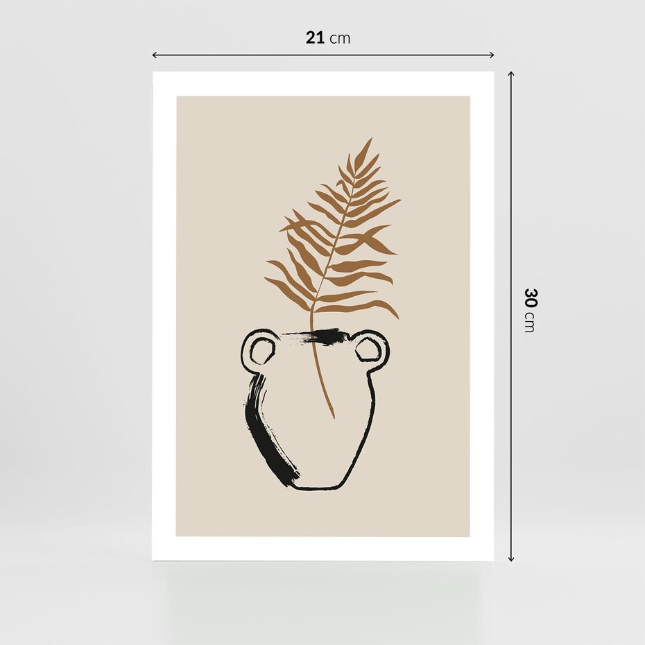 Plakat bez ramy 21x30 - Wewnętrzne Opowieści - boho, nowoczesna sztuka
