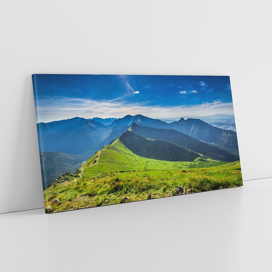 Obraz na płótnie 140x70 - Górska majestatyczność - tatry, góry