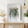 Obraz w ramie 50x70 - Uwodzicielska zieleń eukaliptusa - eukaliptus, zielone - rama drewno