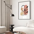 Plakat bez ramy 21x30 - Migotliwe Harmonie - abstrakcja, sztuka nowoczesna