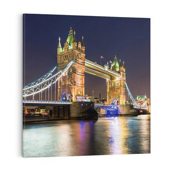 Obraz na płótnie 50x50 - Ikoniczny Tower Bridge - Most, Londyn