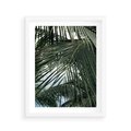 Plakat w ramie 40x50 - Wakacyjna Magia - palmy, tropiki - rama biała