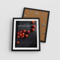 Plakat w ramie 40x50 - Świeżość Smaku - pomidory, kuchnia - rama czarna