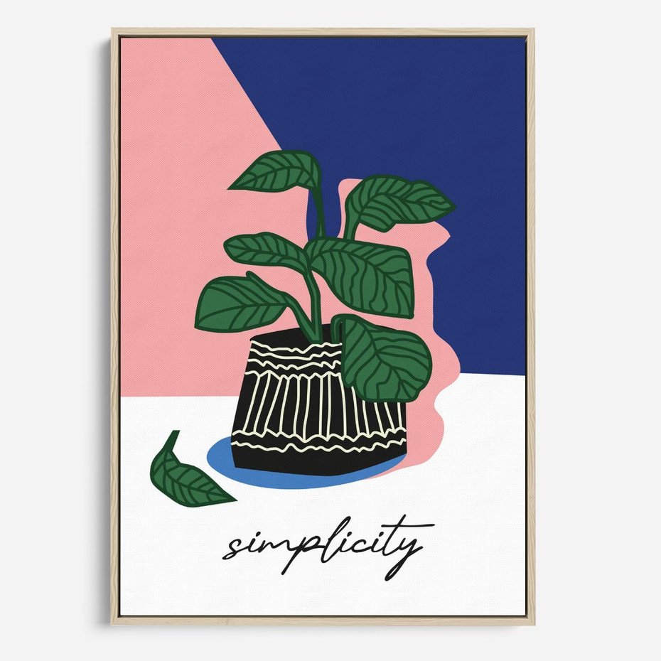 Obraz w ramie 70x100 - Tajemnicze Wibracje - tygrys, kwiaty - rama drewno