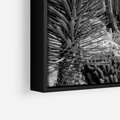 Obraz w ramie 50x70 - Pustynny Klimat - czarno białe zdjecie, pustynia - rama czarna