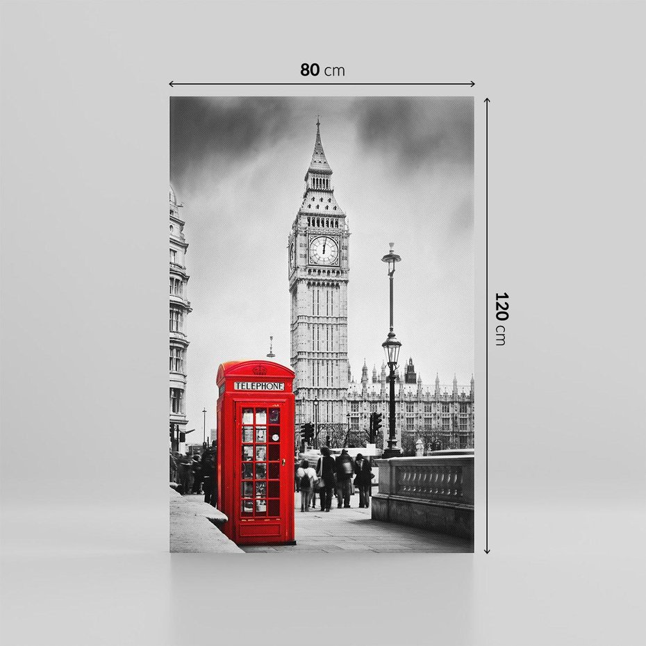 Obraz na płótnie 80x120 - Ikoniczny Big Ben w Londynie - Big Ben, Londyn