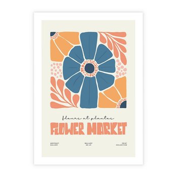 Plakat bez ramy 40x50 - Rozbijające Widoki - kwiaty, nowoczesny plakat