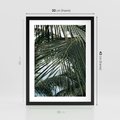 Plakat w ramie 30x40 - Wakacyjna Magia - palmy, tropiki - rama czarna
