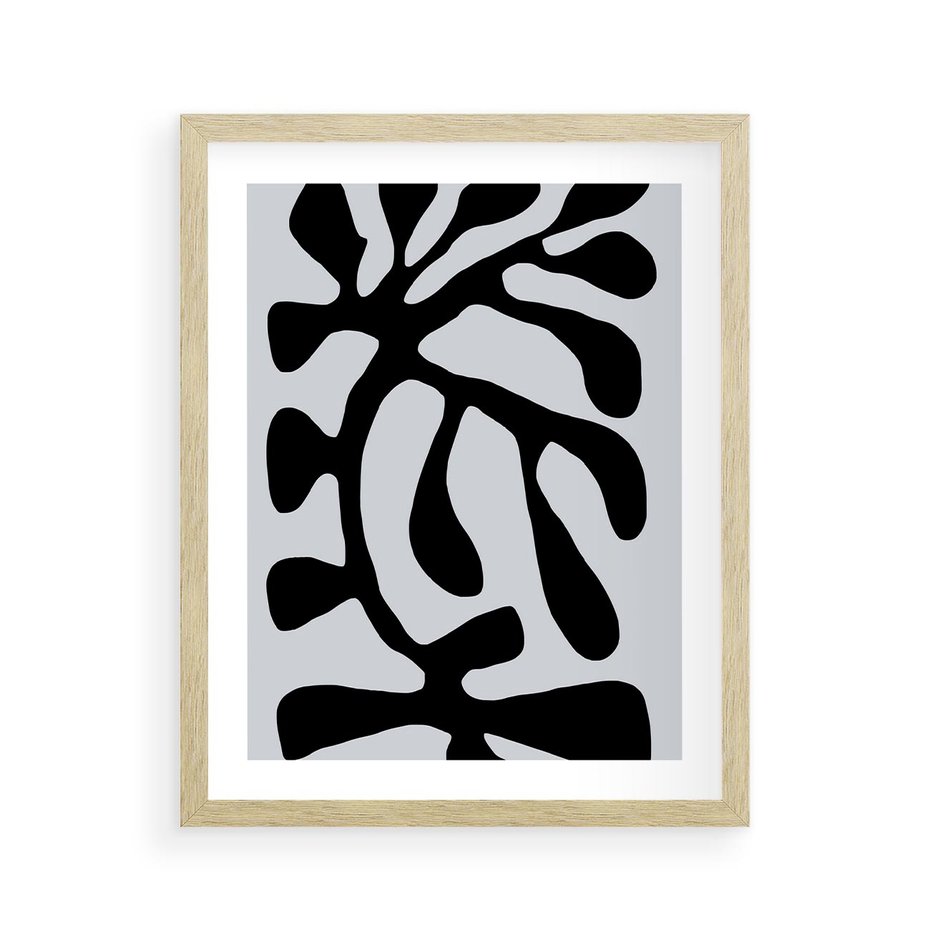 Plakat w ramie 40x50 - Przenikające Refleksje - matisse, sztuka nowoczesna - rama drewno