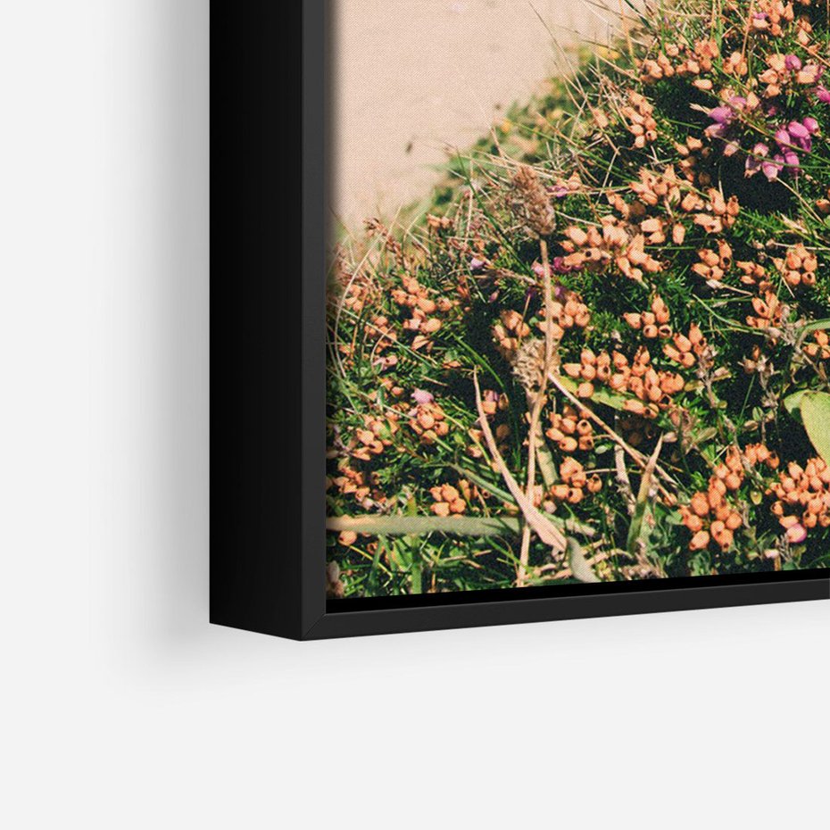 Obraz w ramie 50x70 - Perspektywa Klifu - fotografia, ocean - rama czarna