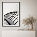 Plakat bez ramy 40x50 - Dynamiczne Kształty - architektura, obłe kształty