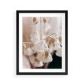 Plakat w ramie 40x50 - Suszona Delikatność - suszone kwiaty, rośliny - rama czarna