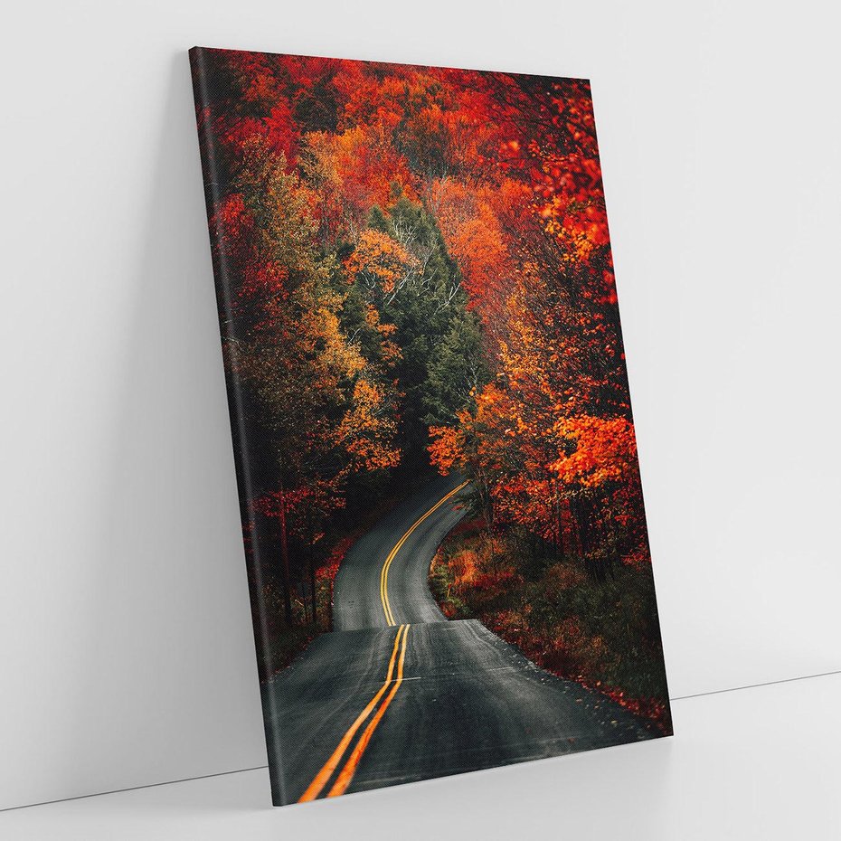 Obraz na płótnie 80x120 - Jesienne Podróżowanie - fotografia, jesień