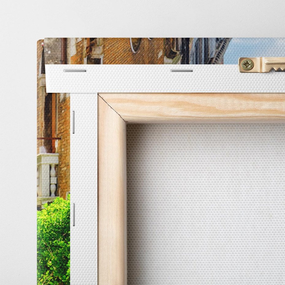 Obraz na płótnie 50x70 - Wenecja: romantyczne miasto wodnych dróg - Wenecja, Włochy