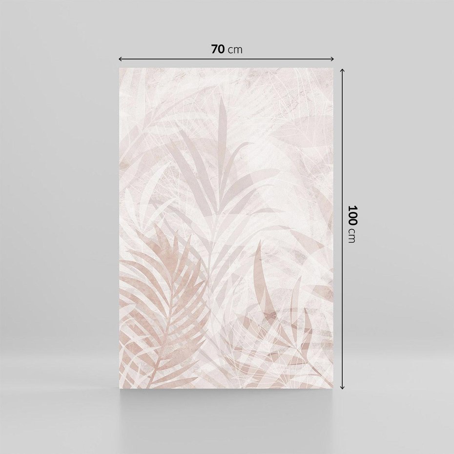 Obraz na płótnie 70x100 - Pejzaż zaklętych uczuć - monochromatyczne, w odcieniach beżu