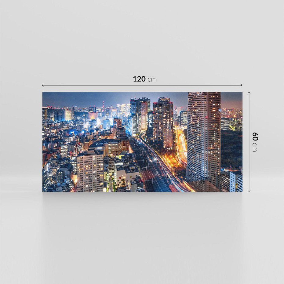 Obraz na płótnie 120x60 - Błyskawica w Azji - Tokio, Japonia