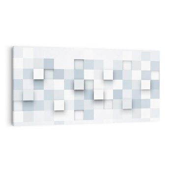 Obraz na płótnie 120x60 - Trójwymiarowe formy geometryczne - geometria, 3D