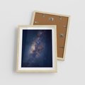 Plakat w ramie 40x50 - Wśród Gwiazd - rozgwieżdzone niebo, droga mleczna - rama drewno