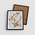 Plakat w ramie 40x50 - Kwiatowa suchość - kwiaty, susz - rama czarna