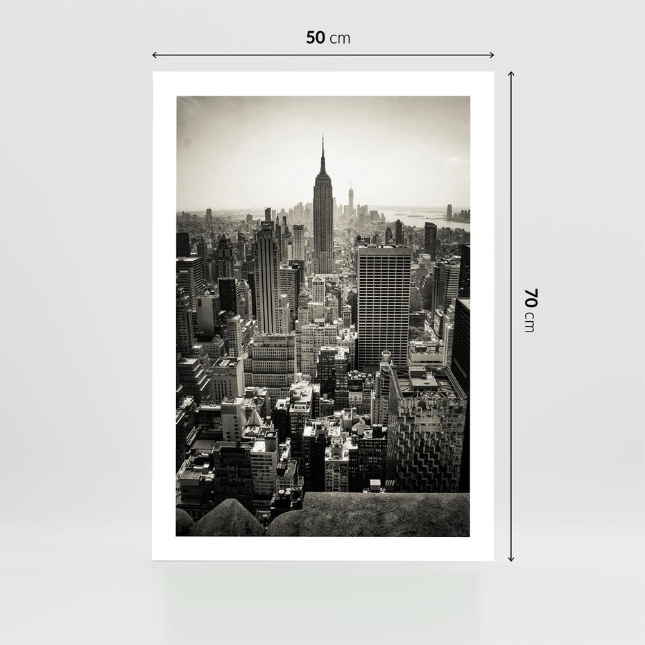 Plakat bez ramy 50x70 - Dusza wielkiego miasta - Manhattan, Nowy Jork