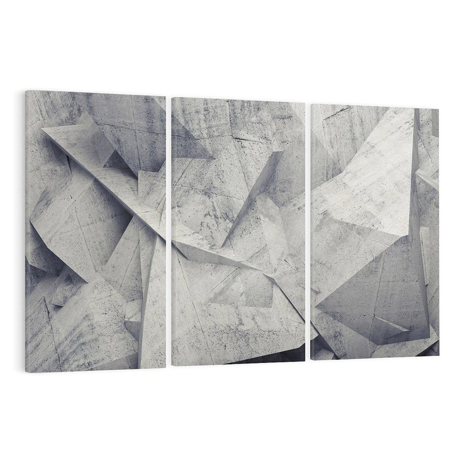 Obraz na płótnie 120x80 - Architektura w trójwymiarowym wymiarze - architektura, 3D