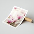 Plakat bez ramy 50x70 - Urok Magnolii - magnolie, kwiaty