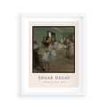 Plakat w ramie 40x50 - Elegancja Baletu - Edgar Degas, reprodukcja obrazu - rama biała