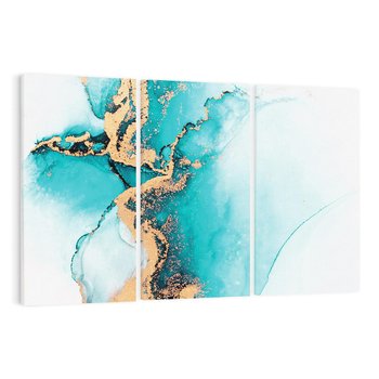 Obraz na płótnie 120x80 - Elegancja i Subtelność - marmur, złoto