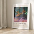 Plakat w ramie 50x70 - Paul Gauguin: Reprodukcja - Paul Gauguin, reprodukcja - rama biała