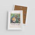 Plakat w ramie 30x40 - Sztuka z Reprodukcją G. Klimta - Gustav Klimt, reprodukcja - rama biała