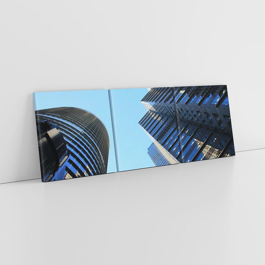 Obraz na płótnie 120x40 - Architektura wieżowców - Architektura, wieżowce