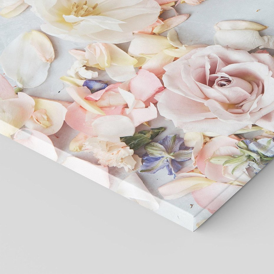 Obraz na płótnie 120x80 - Róże: kwiatowy urok - róże, kwiaty